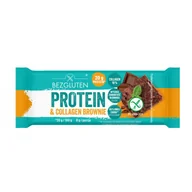 Zdrowa żywność - Protein & Collagen Brownie bezglutenowe 40g Bezgluten - miniaturka - grafika 1
