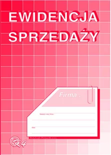 Michalczyk&Prokop EWIDENCJA SPRZEDAŻY A5 PION K4 - Druki akcydensowe - miniaturka - grafika 1