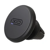 Uchwyty samochodowe do telefonów - XO Uchwyt samochodowy C96B magnetyczny czarny do kratki - miniaturka - grafika 1