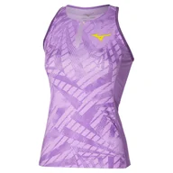 Koszulki sportowe damskie - Damski podkoszulek Mizuno  Mugen Printed Tank  Crocus Petal M - miniaturka - grafika 1