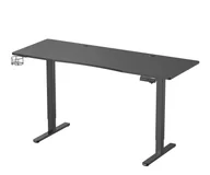 Biurka gamingowe - Silver Monkey Biurko elektryczne ED-160 black - miniaturka - grafika 1