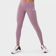 Spodnie sportowe damskie - Legginsy średni stan Fitness SIROKO Luxe Wrzosowy Fiolet Kobieta - miniaturka - grafika 1
