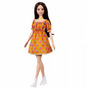Lalki dla dziewczynek - Mattel Barbie Fashionistas Sukienka w groszki 1900323 - miniaturka - grafika 1