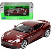 Samochody i pojazdy dla dzieci - Welly Aston Martin Vanquish, brązowy WEL-24046a - miniaturka - grafika 1