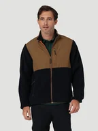 Kurtki męskie - Męska kurtka przejściowa Wrangler FZ CAMP FLEECE S - miniaturka - grafika 1