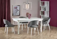 Stoły - FLORIAN stół rozkładany Halmar blat - biały, nogi - biały  - miniaturka - grafika 1