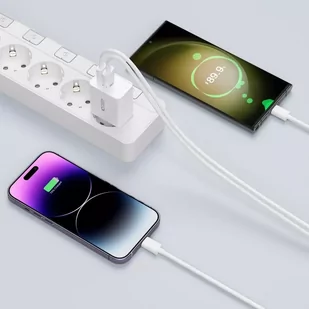 Ładowarka sieciowa Tech-protect c35w 2-port network charger PD35w white - Ładowarki do telefonów - miniaturka - grafika 3