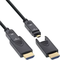 Kable komputerowe i do monitorów - InLine 17920O kabel HDMI 20 m HDMI Type-A/HDMI Type-D Czarny 17920O - miniaturka - grafika 1