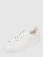 Sneakersy damskie - Sneakersy z obszyciem w kontrastowym kolorze - miniaturka - grafika 1