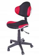 Krzesła obrotowe dla dzieci - Signal Fotel obrotowy Q-G2 czerwony / czarny - miniaturka - grafika 1