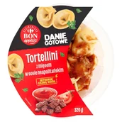 Szybkie dania obiadowe - Carrefour Bon Appétit! Danie gotowe tortellini z mięsem w sosie neapolitańskim 320 g - miniaturka - grafika 1