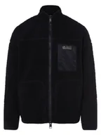 Bluzy męskie - Armani Exchange Męska bluza rozpinana Mężczyźni niebieski jednolity, XL - miniaturka - grafika 1