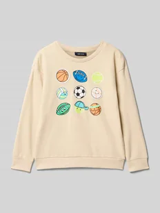 Bluza z prążkowanymi wykończeniami - Swetry dla chłopców - miniaturka - grafika 1