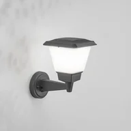 Lampy ogrodowe - Fabas Luce Kinkiet zewnętrzny Lena, możliwość ściemniania, czarny - miniaturka - grafika 1