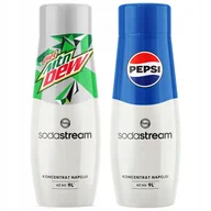 Syropy i koncentraty owocowe - SODASTREAM Pepsi + Mountain Dew Diet zestaw syropów do saturatora 2 szt. - miniaturka - grafika 1