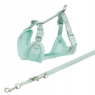 Szelki dla psów - Trixie Junior Szelki dla szczeniąt ze smyczą 2634 cm/10 mm 2.00 m kolor miętowy - miniaturka - grafika 1