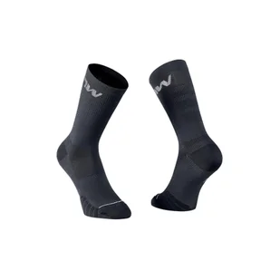 Skarpety rowerowe NORTHWAVE EXTREME PRO Sock czarny szary - Skarpetki kolarskie - miniaturka - grafika 1