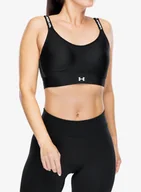 Bielizna sportowa damska - Biustonosz sportowy Under Armour Infinity 2.0 Mid Sports Big Cup Bra - black/white - miniaturka - grafika 1