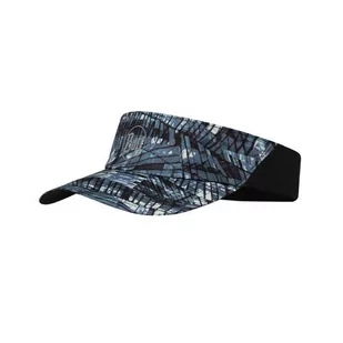 BUFF Daszek biegowy GO VISOR Gline Grey - Czapki i chusty sportowe damskie - miniaturka - grafika 1