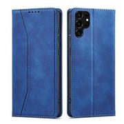 Etui i futerały do telefonów - pokrowiec etui z klapką Wallet Magnet niebieskie do SAMSUNG Galaxy S22 Ultra - miniaturka - grafika 1