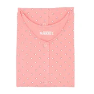 Bielizna nocna - 2XL PODOMKA DAMSKA BEZRĘKAWNIK NA LATO FARTUCH TUNIKA DŁUGA RÓŻOWA BAWEŁNA - miniaturka - grafika 1