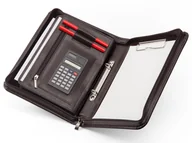 Torby męskie - Solome AKTÓWKA TECZKA BIWUAR KALKULATOR SOLOME A5 BIWUAR BW10A5K BROWN - miniaturka - grafika 1