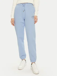 Guess Jeans Spodnie dresowe W5RB63 K68I4 Niebieski Regular Fit - Spodnie sportowe damskie - miniaturka - grafika 1