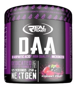 Real Pharm DAA 250 g - Boostery testosteronu - miniaturka - grafika 1