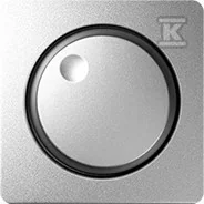 Klawisze i ramki - Kontakt Simon KONTAKT_SIMON Plakietka ściemniacza obrotowego DETAIL 82 Aluminium 82054-93 - miniaturka - grafika 1