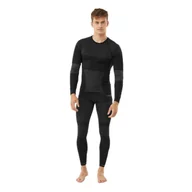 Bielizna sportowa męska - Zestaw męskiej bielizny termoaktywnej Viking Dante Set black - M - miniaturka - grafika 1