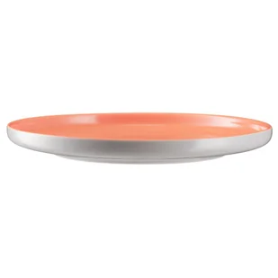 Talerz płytki porcelanowy 25 cm BORNEO orange-grey - Talerze - miniaturka - grafika 1