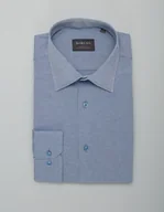 Koszule męskie - koszula fabrizia 00411 długi rękaw granatowy classic fit - miniaturka - grafika 1