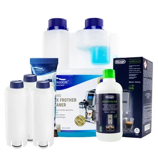 Zestaw Delonghi - AL-S002 3szt, Latteo 500ml, Delonghi EcoDecalk 5513291781 500ml - Akcesoria i części do ekspresów do kawy - miniaturka - grafika 1