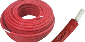Onnline Rura PERT/AL/PERT 16mm x 2.0mm w otulinie/izolacji termicznej 9mm CZERWONA - Rury - miniaturka - grafika 1