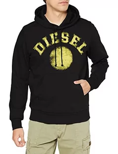 Diesel Bluza męska, Czarny (czarny), L - Bluzy męskie - miniaturka - grafika 1