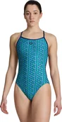 Stroje kąpielowe - Arena Damski Strój kąpielowy WOMEN'S ARENA STARFISH SWIMSUIT LACE BACK - miniaturka - grafika 1