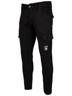 Spodnie męskie - spodnie bojówki ALPHA INDUSTRIES - PETROL PATCH PANT BLACK-31 - miniaturka - grafika 1