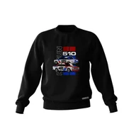 Odzież do sportów motorowych - Czarna bluza DATSUN 510 BRE-M - miniaturka - grafika 1