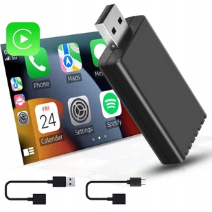 Podofo Bezprzewodowy Adapter CarPlay - Plug & Play dla iPhone'a - Ładowarki samochodowe Podofo Bezprzewodowy Adapter CarPlay - Plug & Play dla iPhone'a - Ładowarki samochodowe - miniaturka - grafika 1