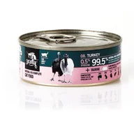 Mokra karma dla kotów - 3Coty TURKEY with Spirulina for Adult cats 80g - miniaturka - grafika 1