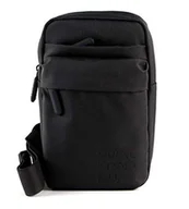 Plecaki - Mandarina Duck District, Sling Bag Kobieta, Czarny Ink, Jeden rozmiar, Czarny Ink, Taglia Unica, Sling bag z efektem 3D i nieformalny wygląd - miniaturka - grafika 1