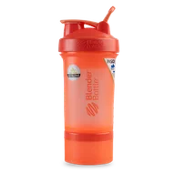 Shakery i bidony sportowe - Shaker ProStak 450ml pomarańczowy - miniaturka - grafika 1