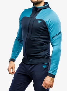 Bluza polarowa Dynafit Speed Polartec Hooded Jacket - storm blue - Bluzy sportowe męskie - miniaturka - grafika 1