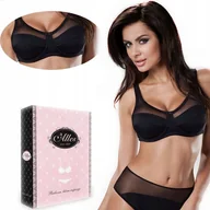 Biustonosze - Biustonosz miękki wygodny Havana Alles czarny 90E - miniaturka - grafika 1