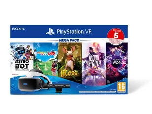 Sony Gogle Wirtualnej Rzeczywistości SONY PlayStation VR Mega Pack 3 + PlayStation Camera V2 + 5 gier (Voucher) - Okulary VR - miniaturka - grafika 1