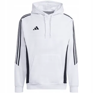 Bluza męska adidas Tiro 24 Sweat Hooded biała IR7547 2XL - Bluzy męskie - miniaturka - grafika 1