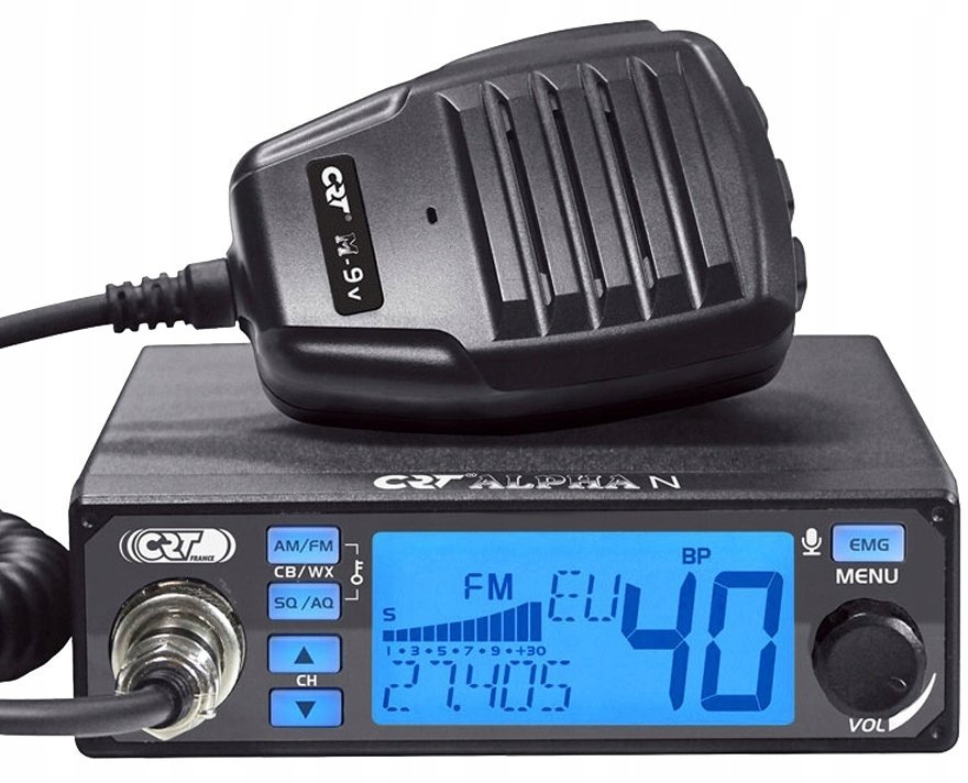 CRT Alpha N 12/24V AM/FM NRC VOX ECHO ASQ CTCSS DCS