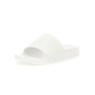 Męskie Klapki GUESS COLICO FM6CLCFAB19-WHITE – Biały - Klapki i japonki męskie - miniaturka - grafika 1