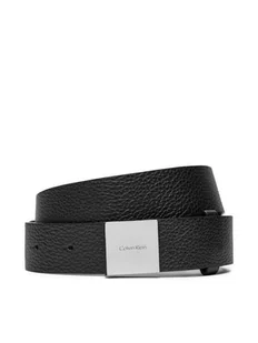 Calvin Klein Pasek Damski Commercial Hw Logo Belt 3.0_Pbl K60K612867 Czarny - Paski - miniaturka - grafika 1