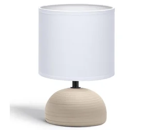 Aigostar - Lampa stołowa 1xE14/40W/230V brązowy/biały - Lampy stojące - miniaturka - grafika 1